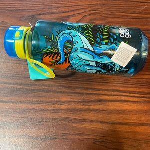 New Cool Gear Chug Me 16 oz water bottle tumbler Dino theme